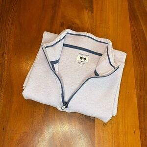Joseph Abboud Lavender Cotton 1/4 Zip Sweater, Men’s Size L, Comfy, Preppy, Soft